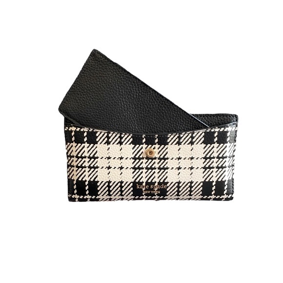 Kate Spade Hudson Colorblocked Pebbled Leather Bifold Wallet - Picture 3 of 10